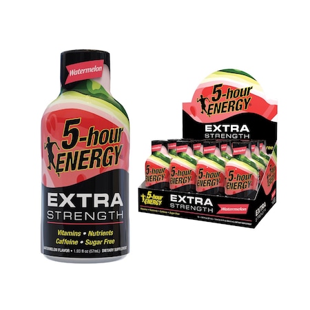 5 Hour Energy 5-hour Energy Watermelon Sugar Free Watermelon Energy Shot 1.93 oz 775121